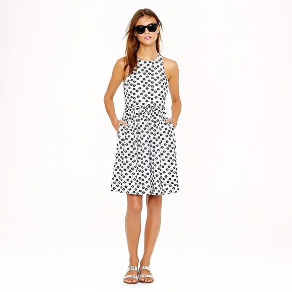 J. Crew embroidered floral racer dress - Picture 7 of 7